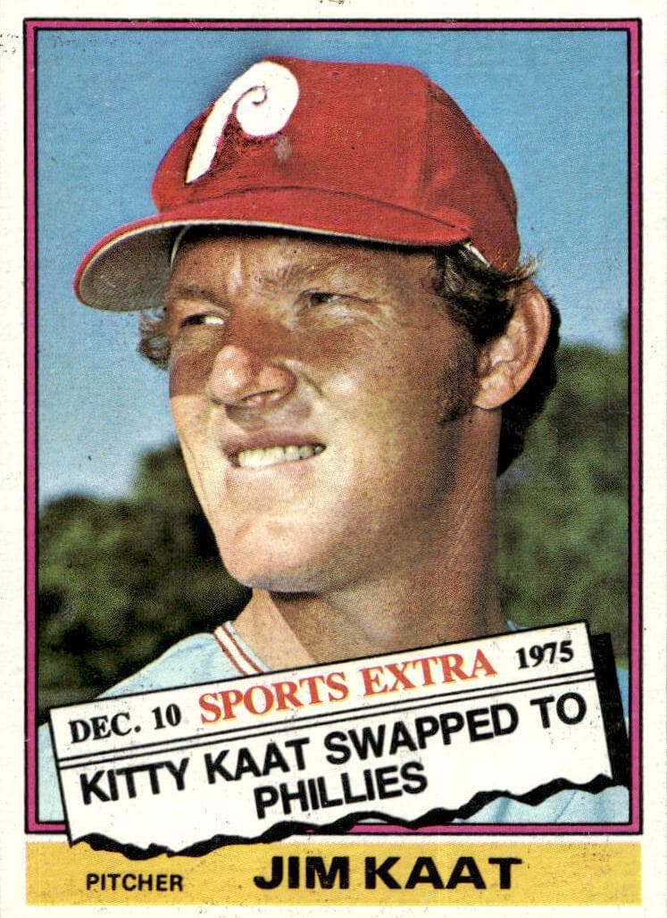 Jim Kaat 1976 topps Traded
