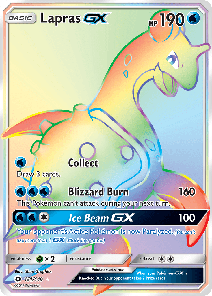 Lapras GX 2017 Pokemon