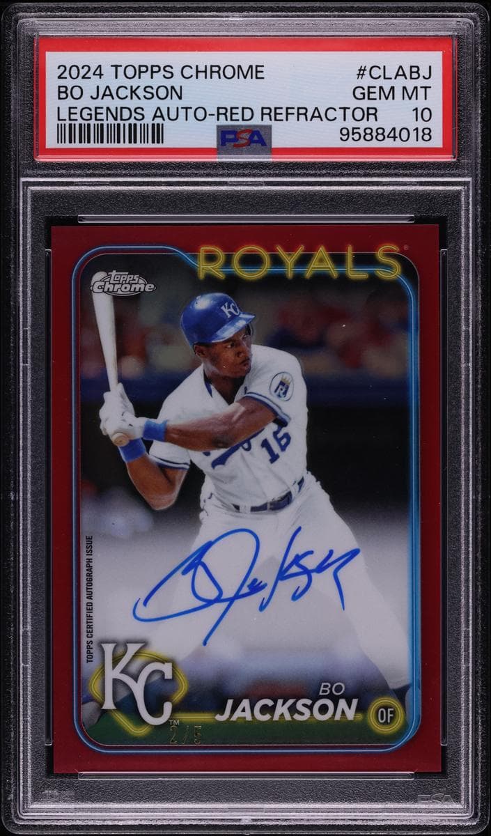 Bo Jackson 2024 topps Topps Chrome