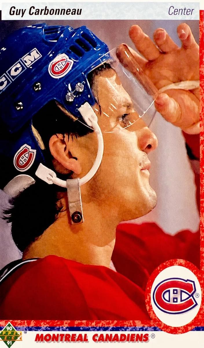 Guy Carbonneau 1990 upper-deck Upper Deck