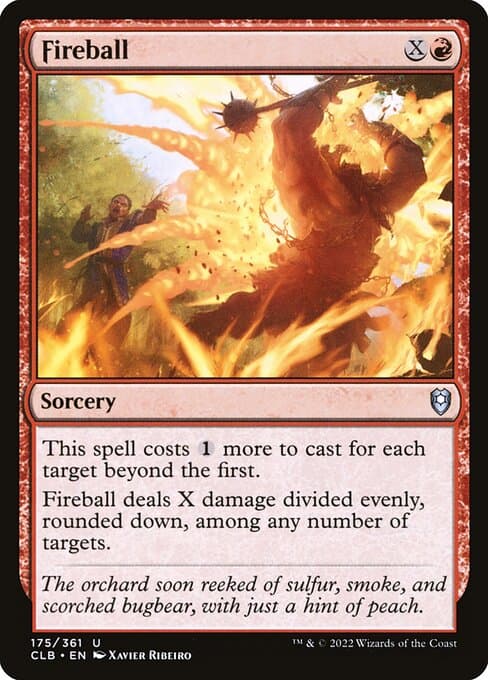 Fireball 1994 Magic: The Gathering Revised