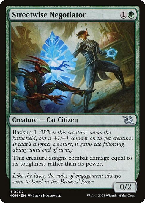 Streetwise Negotiator 2023 Magic: The Gathering March of the Machine