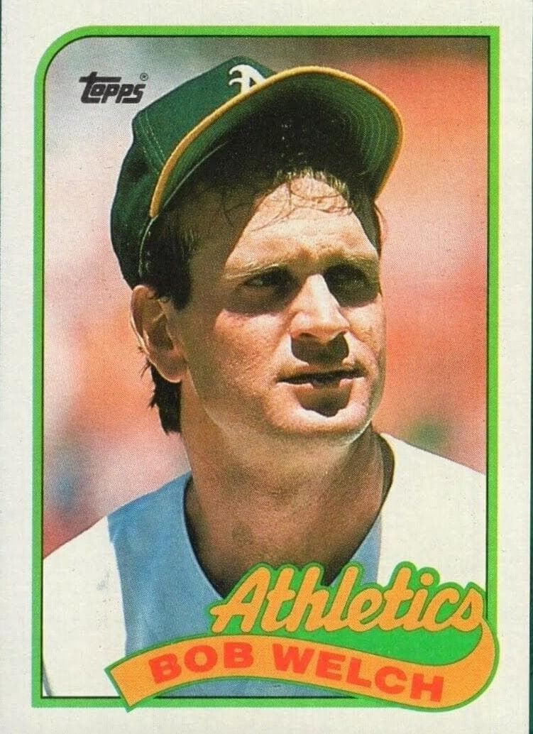Bob Welch 1989 topps