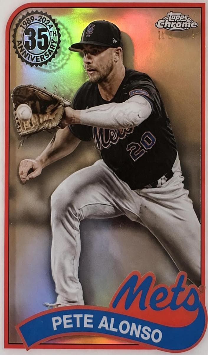Pete Alonso 2024 topps Topps Chrome