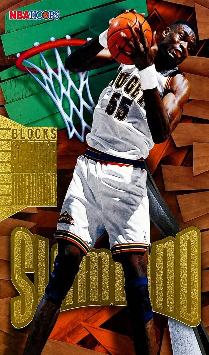 Dikembe Mutombo 1995 panini Hoops