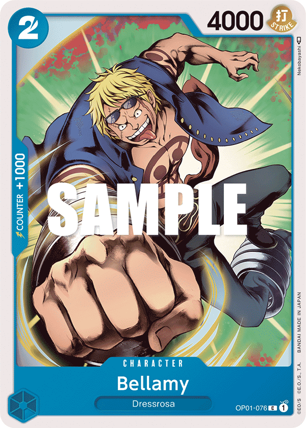 Bellamy 2022 One Piece Japanese Romance Dawn