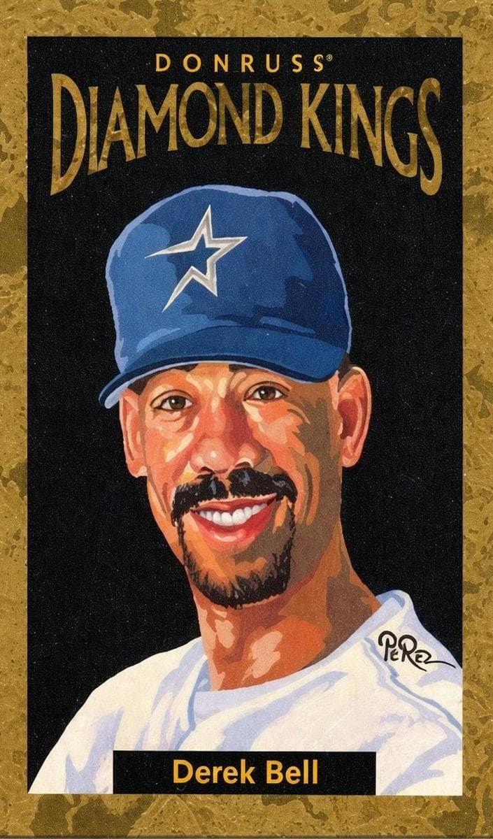 Derek Bell 1996 panini Donruss