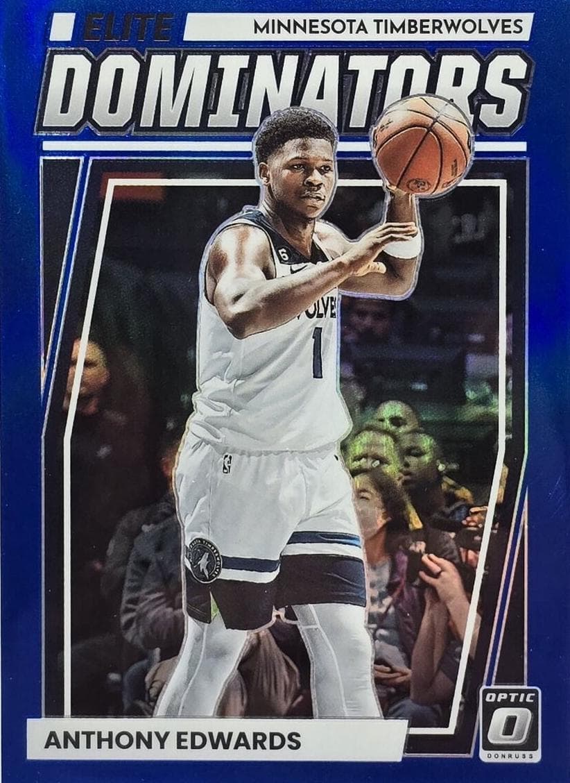 Anthony Edwards 2022 panini Donruss Optic