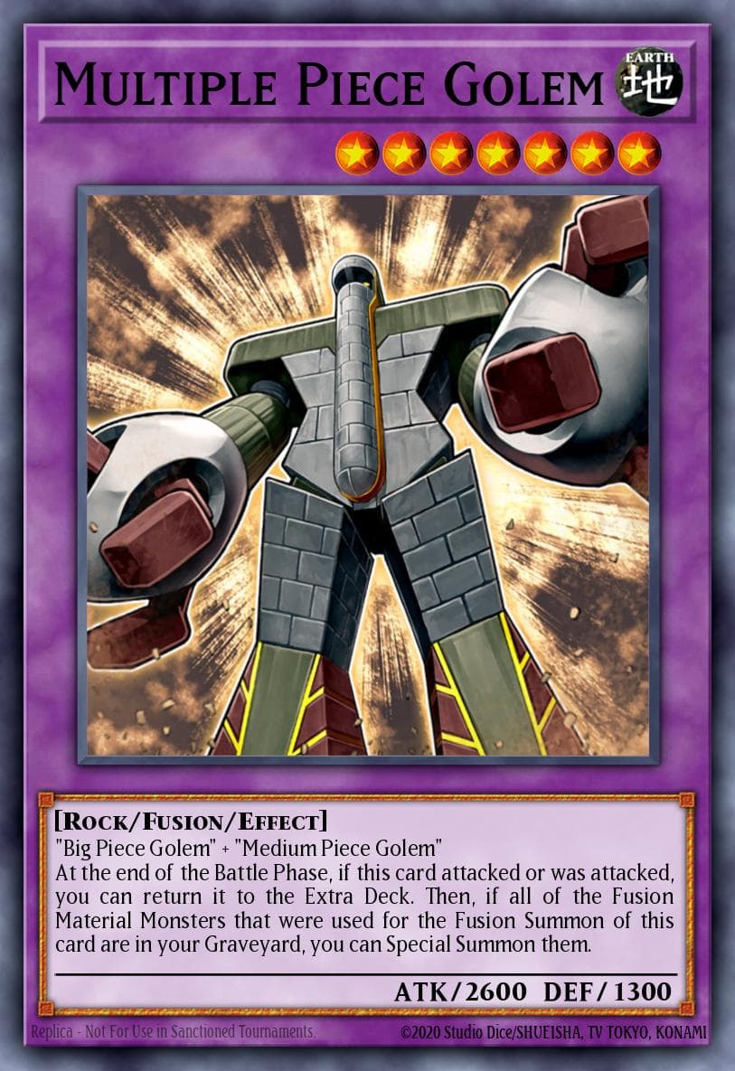 Multiple Piece Golem 2008 Yu-Gi-Oh! The Duelist Genesis