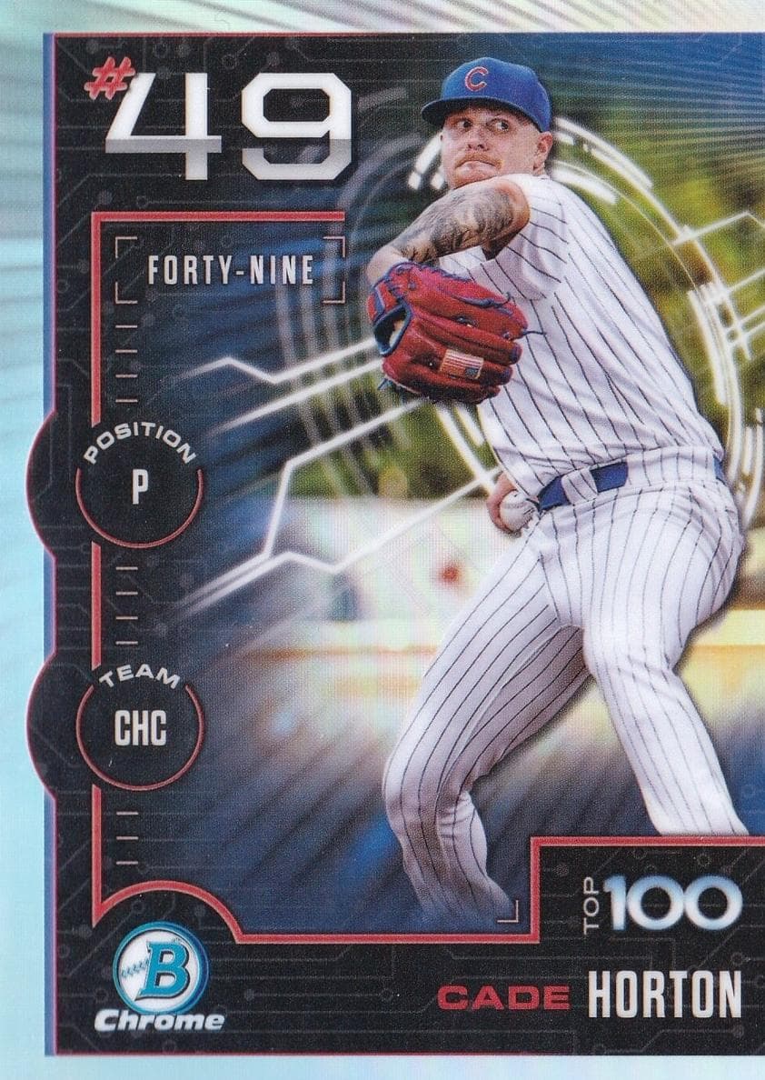 Cade Horton 2025 bowman Bowman