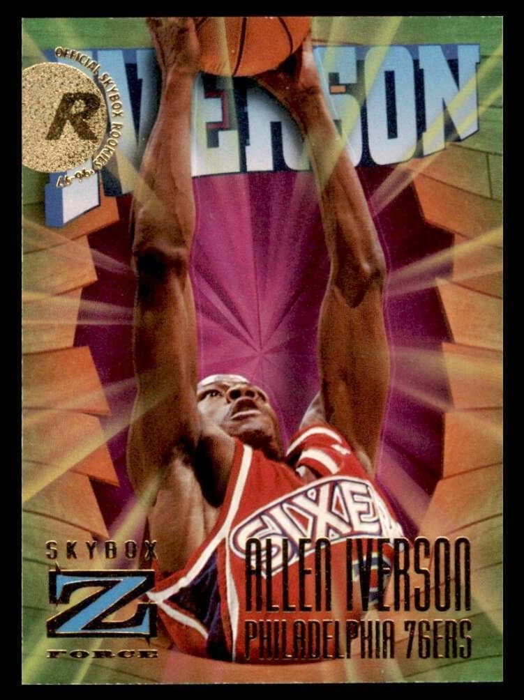 Allen Iverson 1996 skybox Z-force