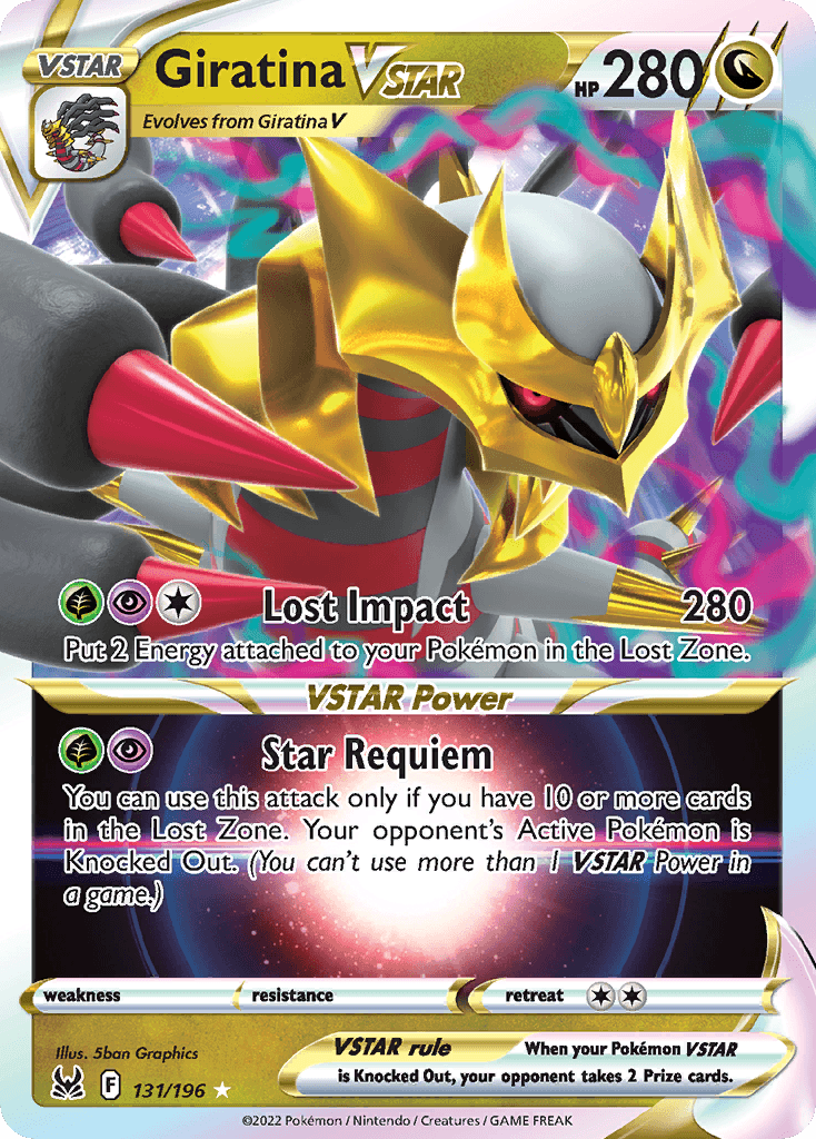 Girantina VSTAR 2022 Pokemon Lost Origin Prize Pack