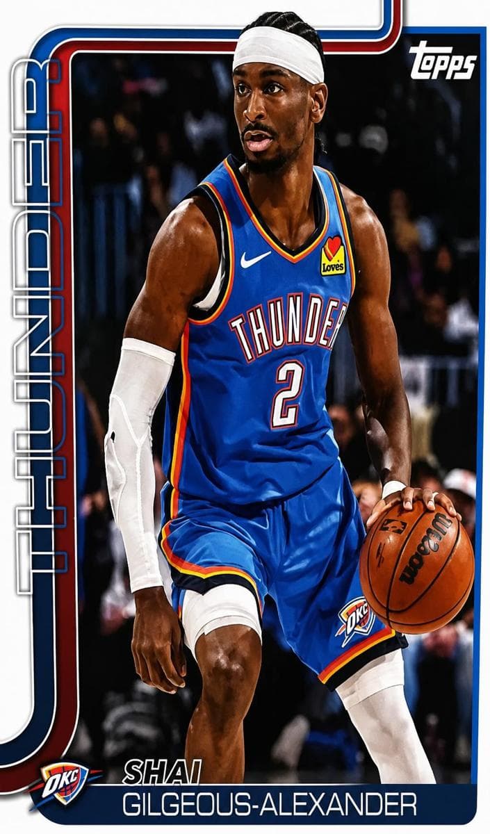 Shai Gilgeous-Alexander 2025 topps Topps