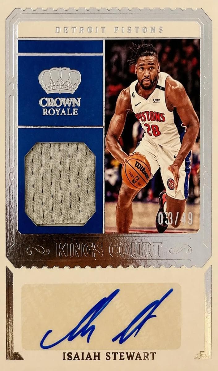 Isaiah Stewart 2023 panini Panini Crown Royale
