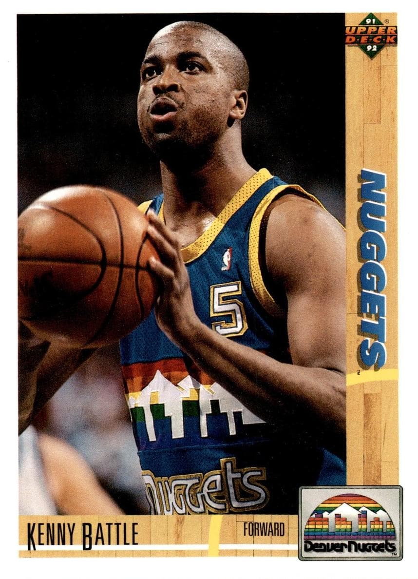 Kenny Battle 1991 upper-deck Upper Deck