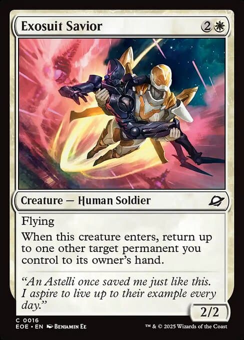 Exosuit Savior 2025 Magic: The Gathering Edge of Eternities