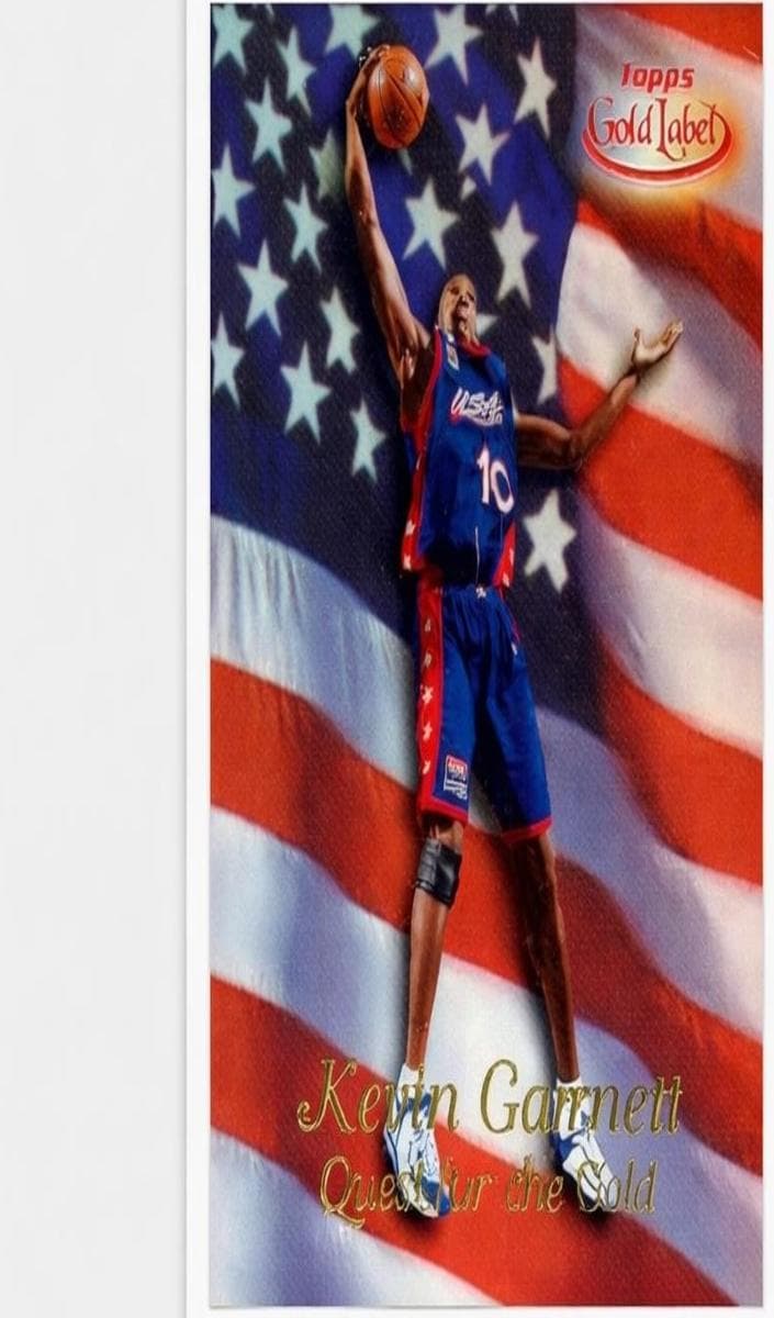 Kevin Garnett 1999 topps Topps Gold Label
