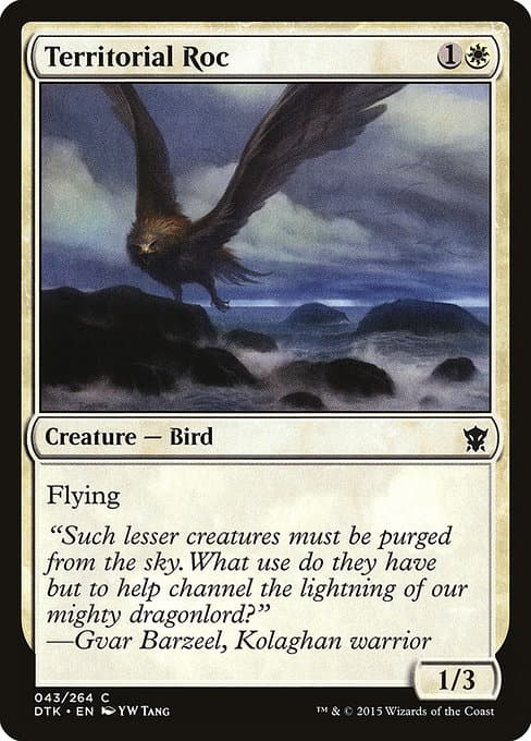 Territorial Roc 2015 Magic: The Gathering Dragons of Tarkir
