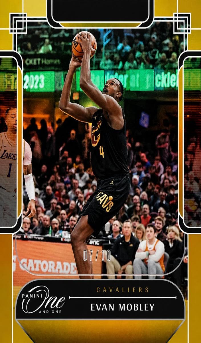 Evan Mobley 2023 panini Panini One and One