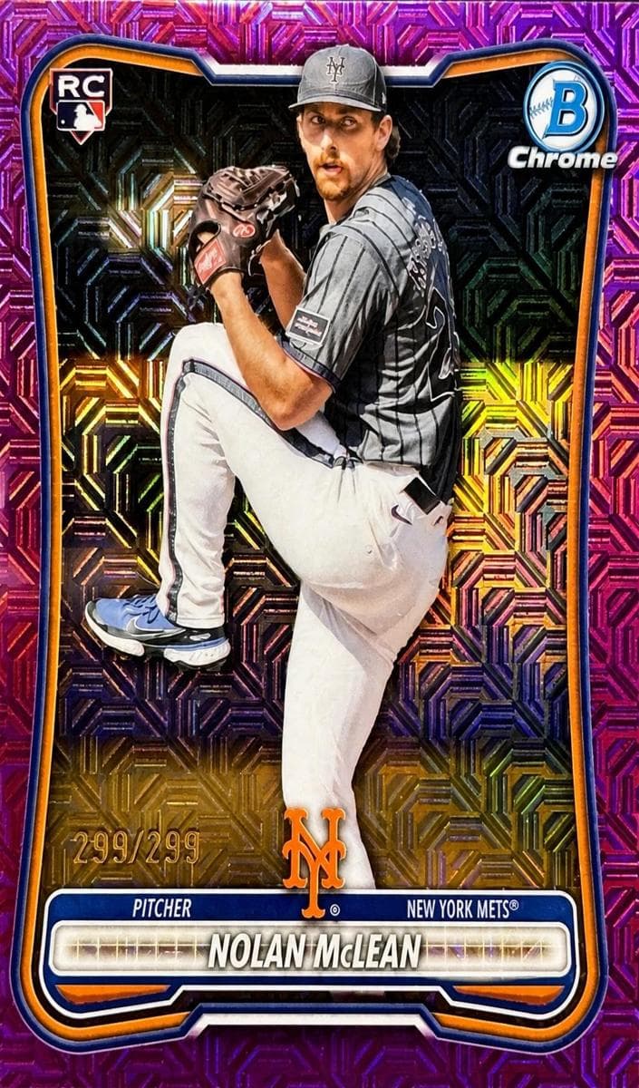 Nolan McLean trading card