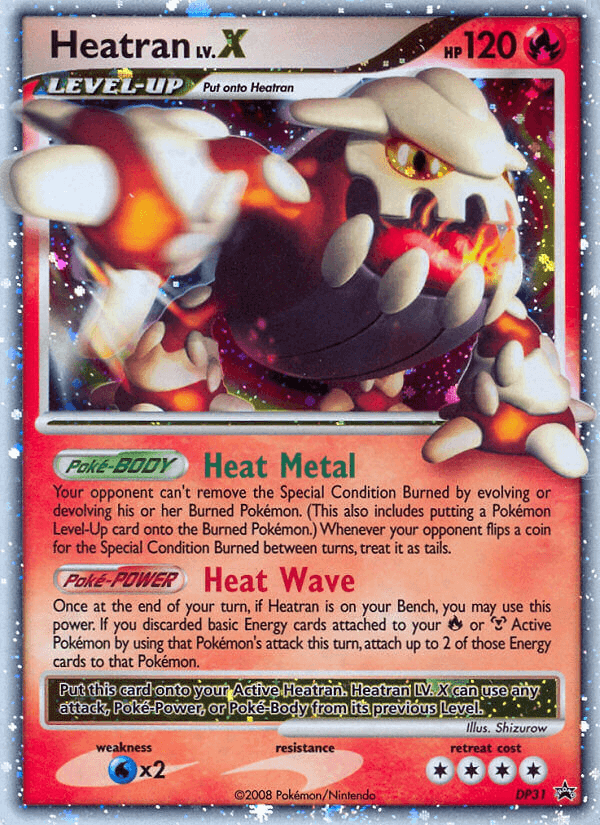 Heatran LV.X 2008 Pokemon