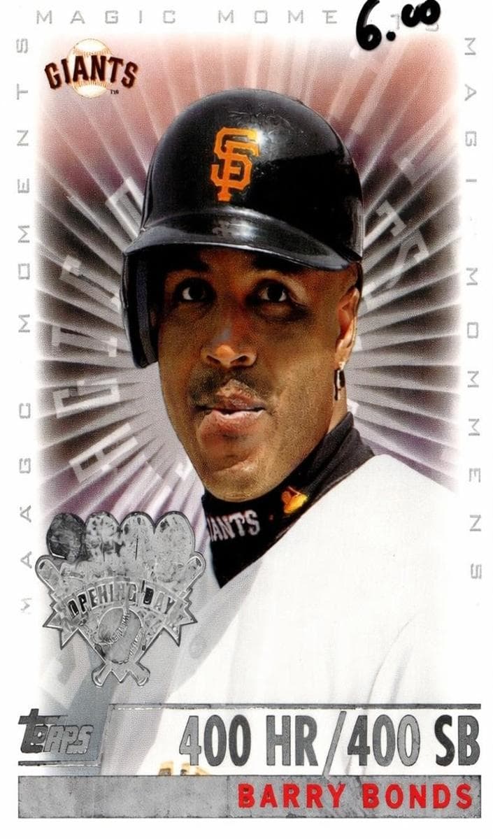 Barry Bonds MM trading card