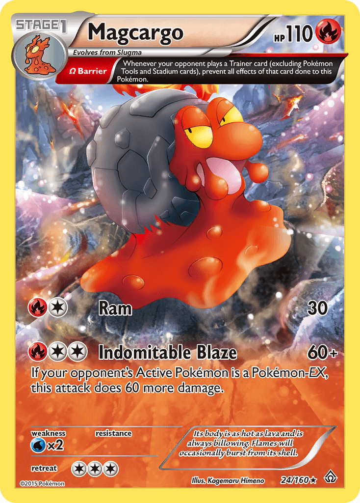Magcargo 2002 Pokemon Japanese Split Earth