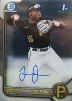 Termarr Johnson trading card