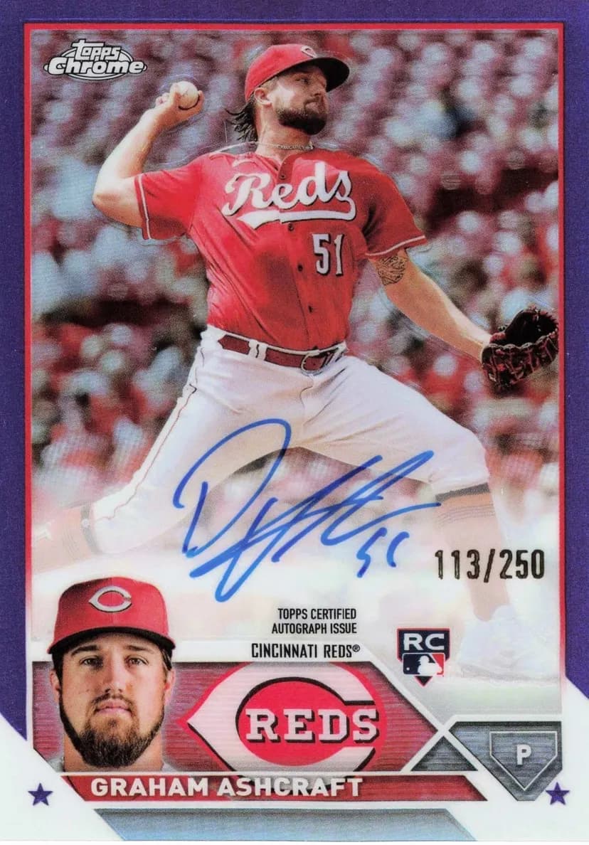 Graham Ashcraft 2023 topps Topps Chrome