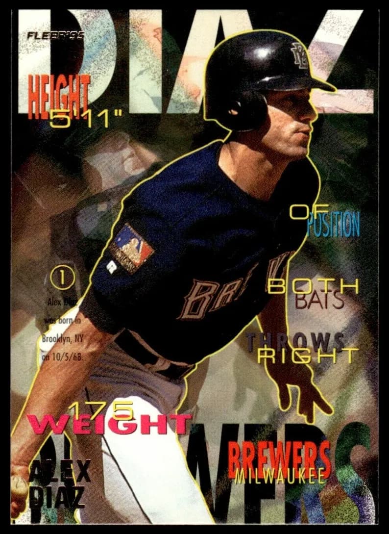 Alex Diaz 1995 fleer