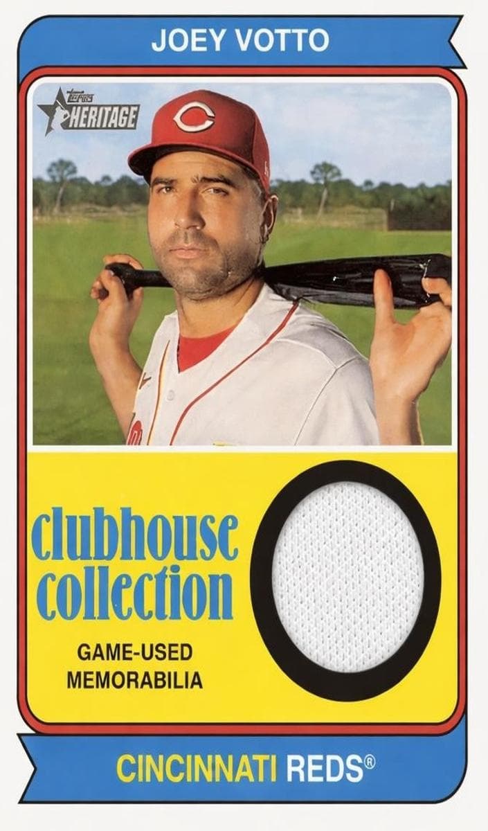 Joey Votto 2023 topps Topps Heritage