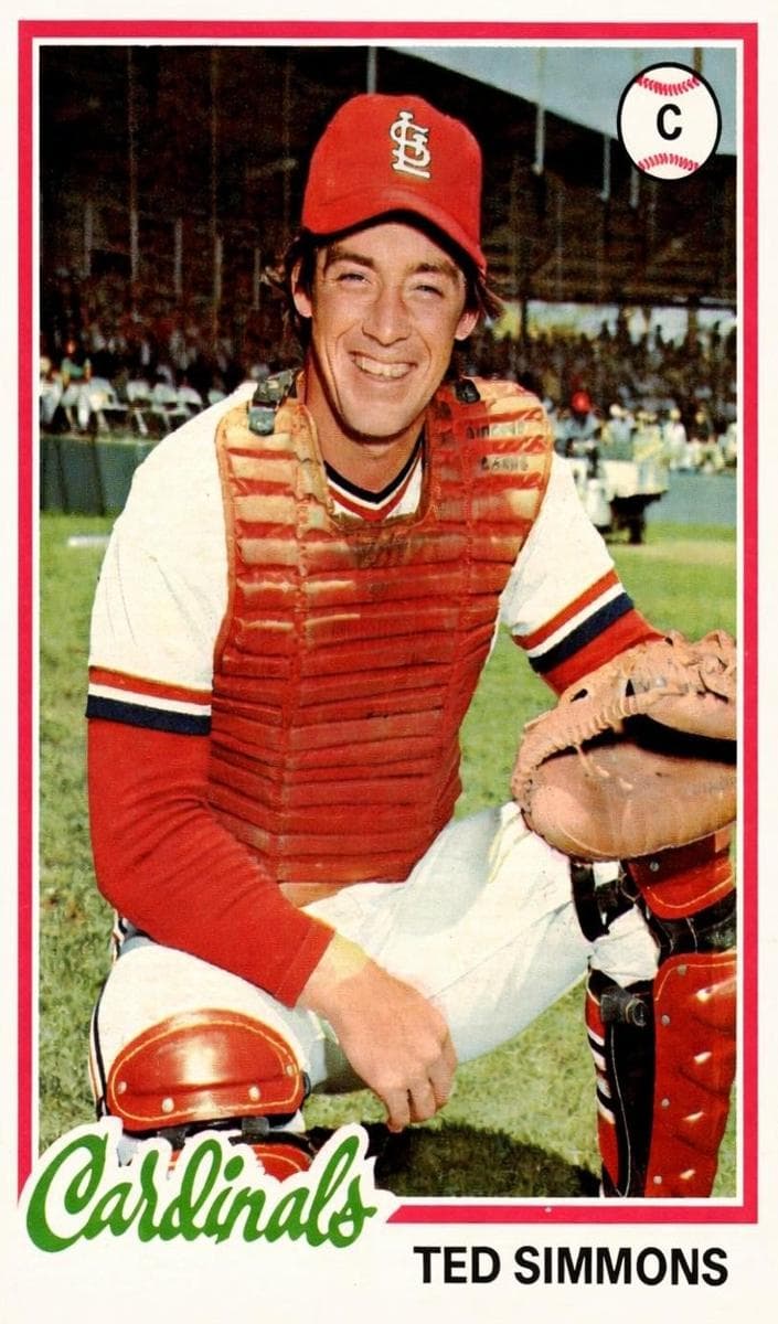 Ted Simmons 1978 topps O-Pee-Chee
