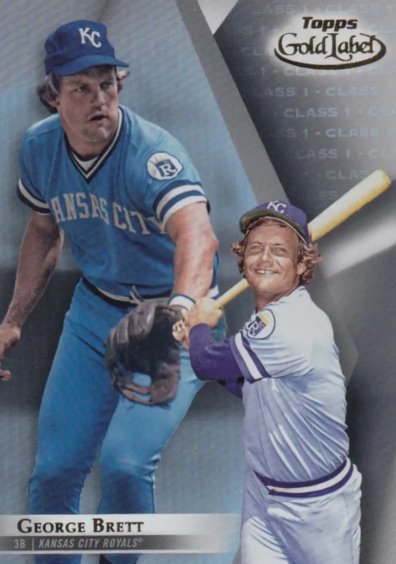 George Brett 2018 topps Topps Gold Label