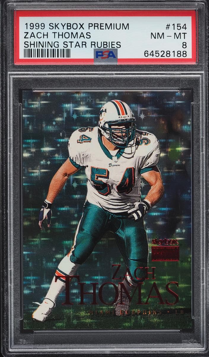 Zach Thomas 1999 fleer SkyBox Premium