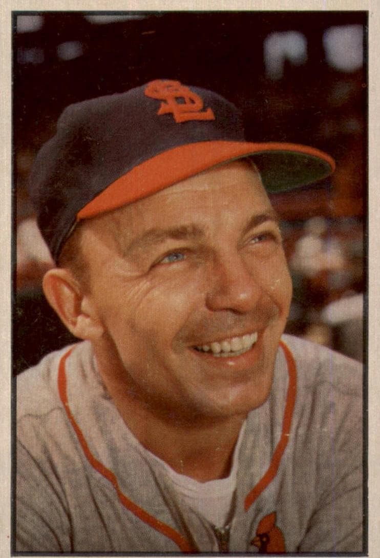 Eddie Stanky 1953 bowman Bowman Color