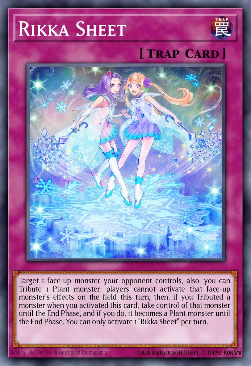 Rikka Sheet 2020 Yu-Gi-Oh! Secret Slayers