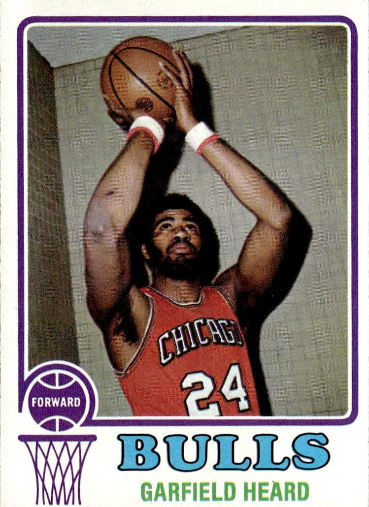 Garfield Heard 1973 topps Topps