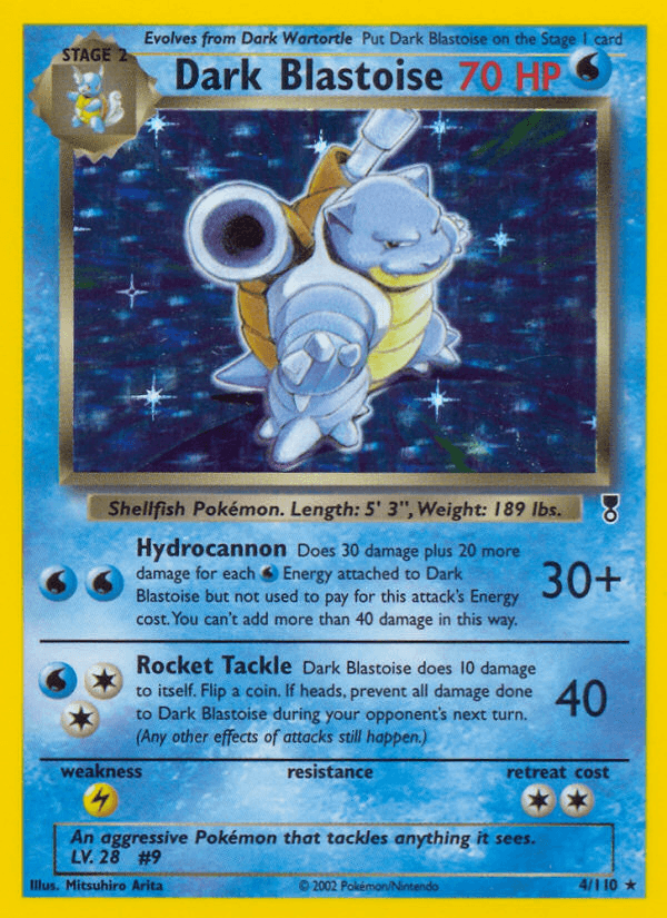 Dark Blastoise 2002 Pokemon