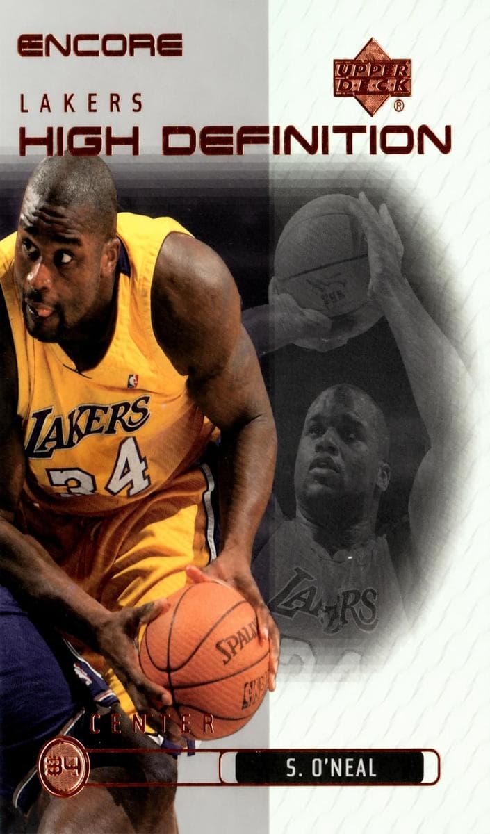Shaquille O'Neal 1999 upper-deck
