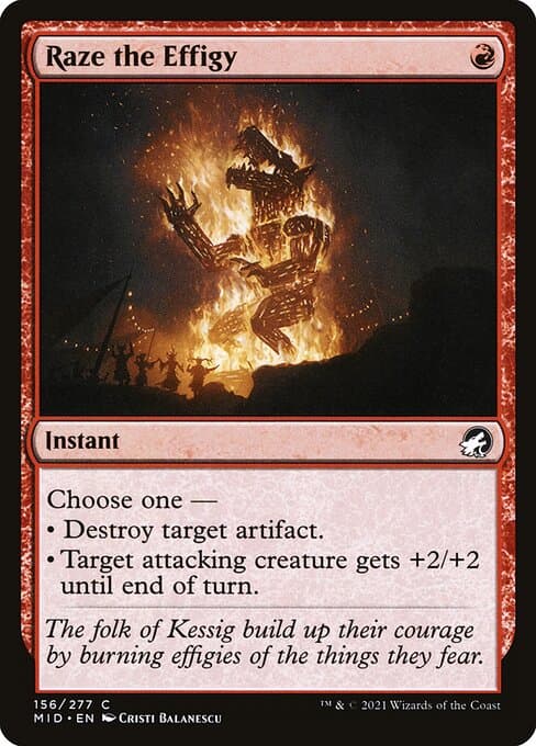 Raze the Effigy 2022 Magic: The Gathering Innistrad: Double Feature
