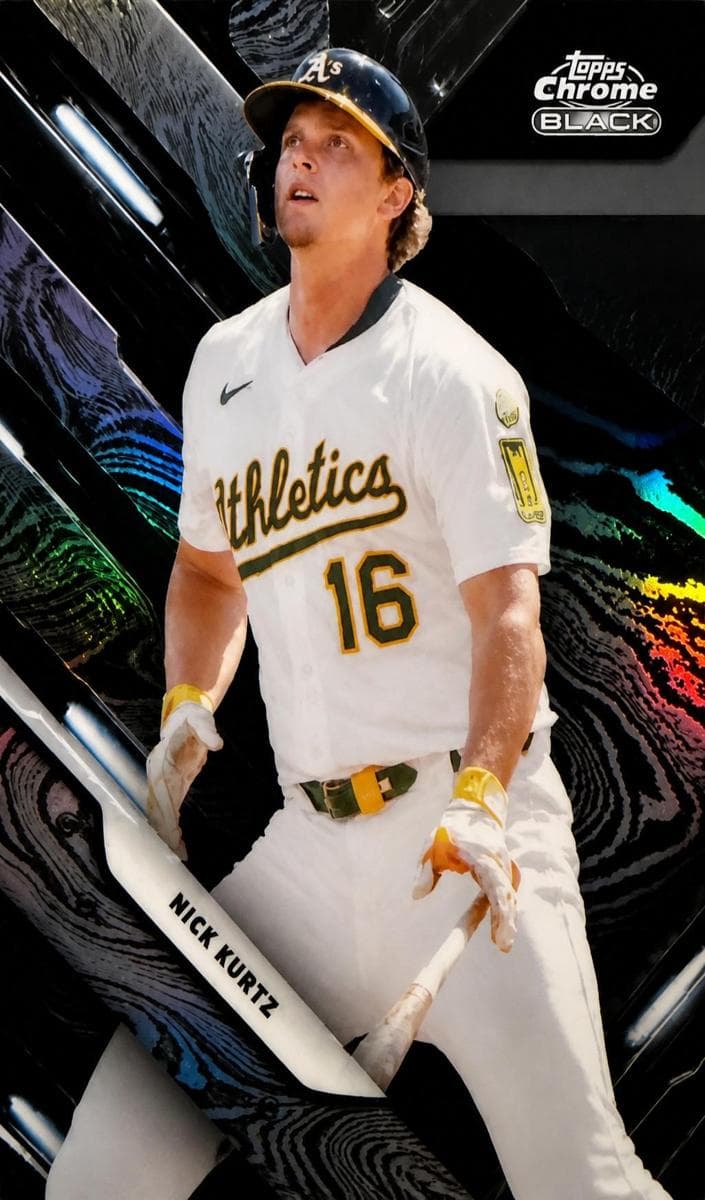 Nick Kurtz 2026 topps Topps Chrome Black