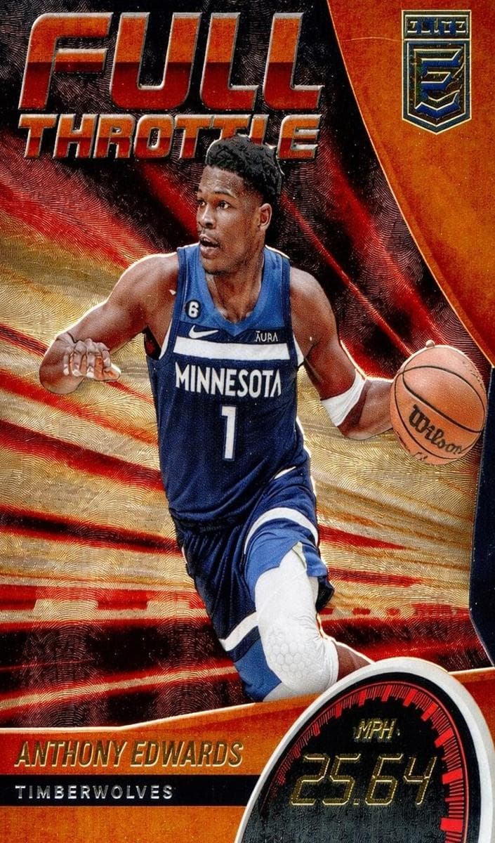 Anthony Edwards 2022 panini Donruss Elite