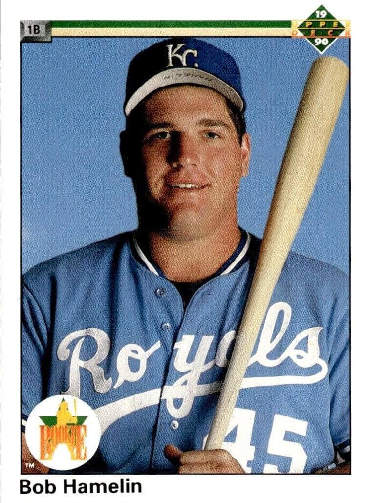 Bob Hamelin trading card