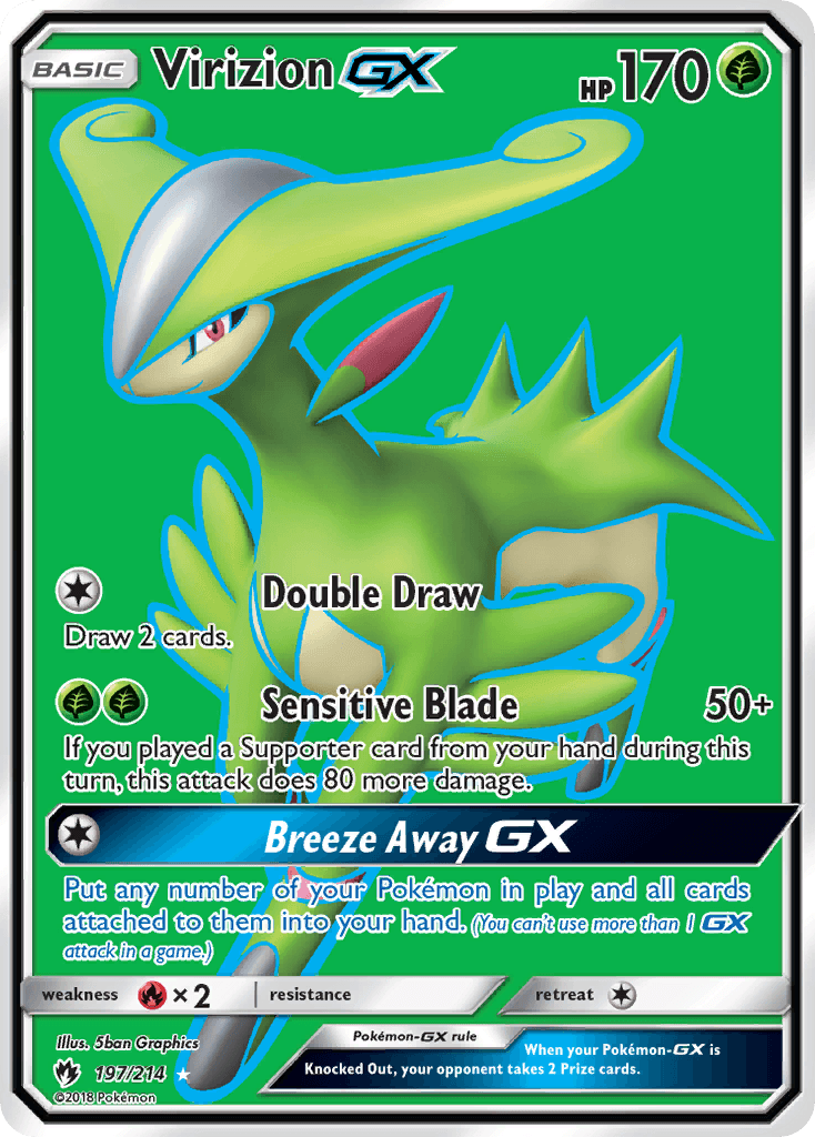 Virizion GX #197