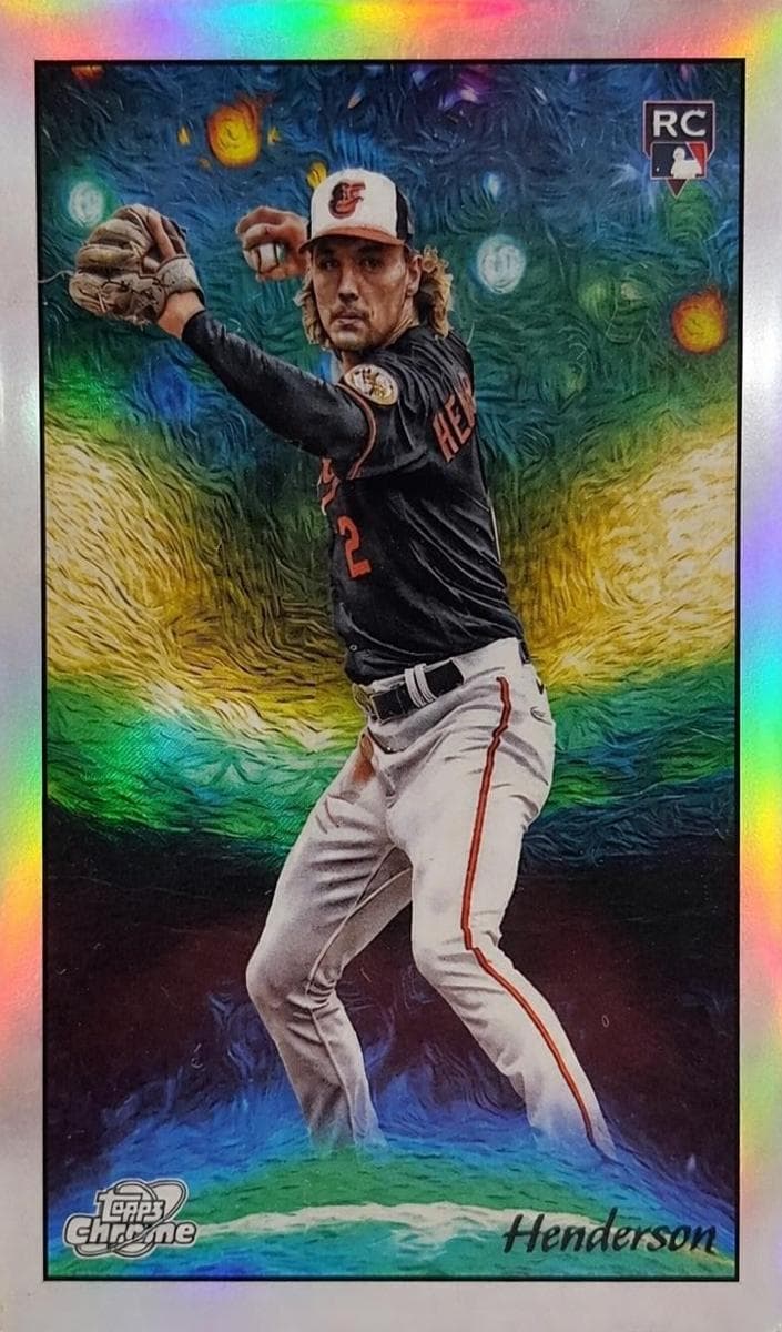 Gunnar Henderson 2023 topps Topps Cosmic Chrome