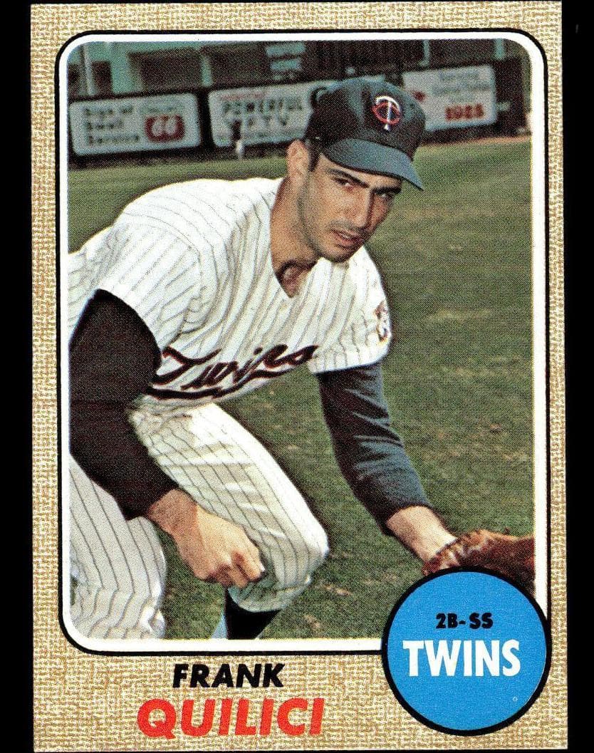 Frank Quilici 1968 topps Topps