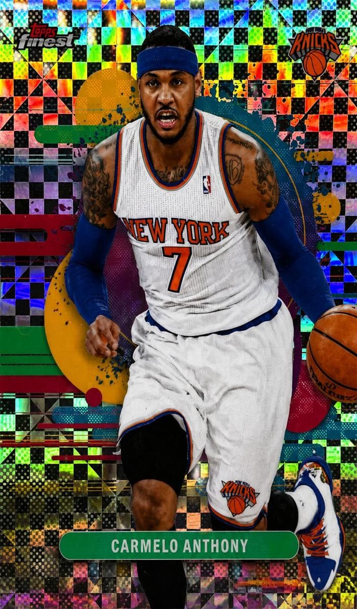 Carmelo Anthony 2025 topps Topps Finest