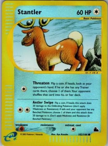 Stantler trading card