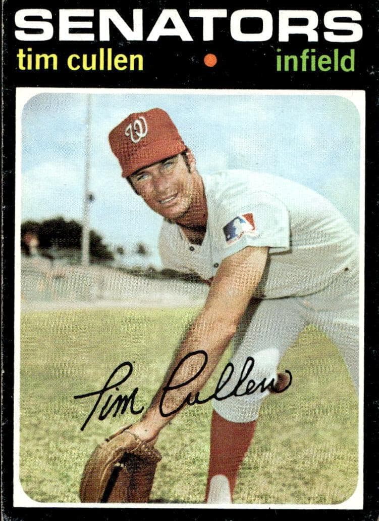 Tim Cullen 1971 topps Topps