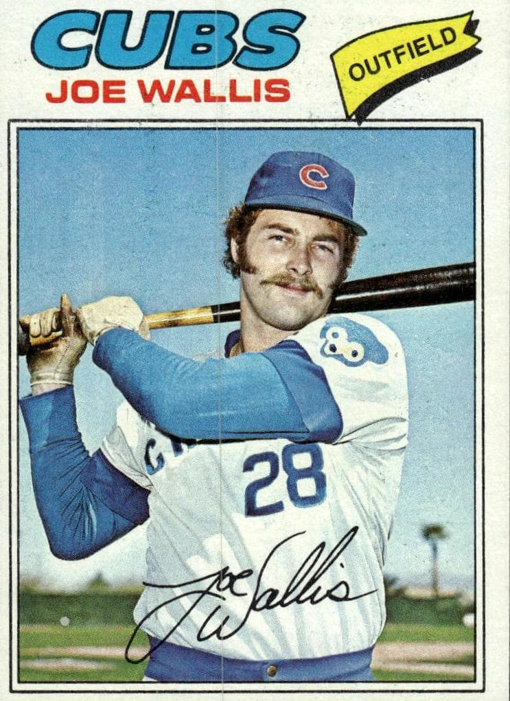 Joe Wallis 1977 topps Topps